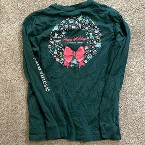 Vineyard Vines observe boy L (16) Christmas longsleeve tshirt